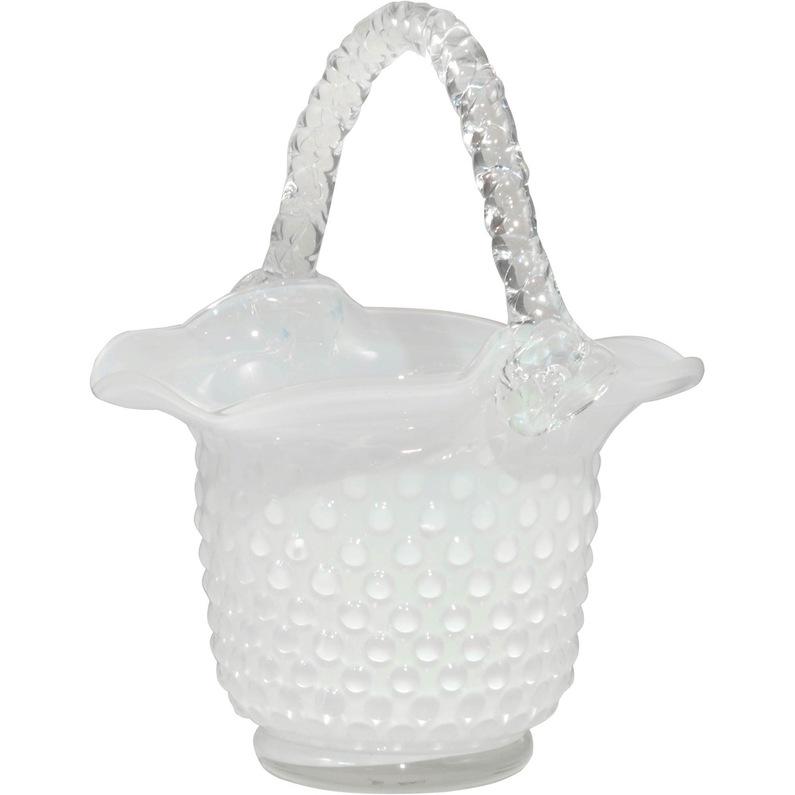 Dale Tiffany Clear Art Glass Basket - Image 1 of 2
