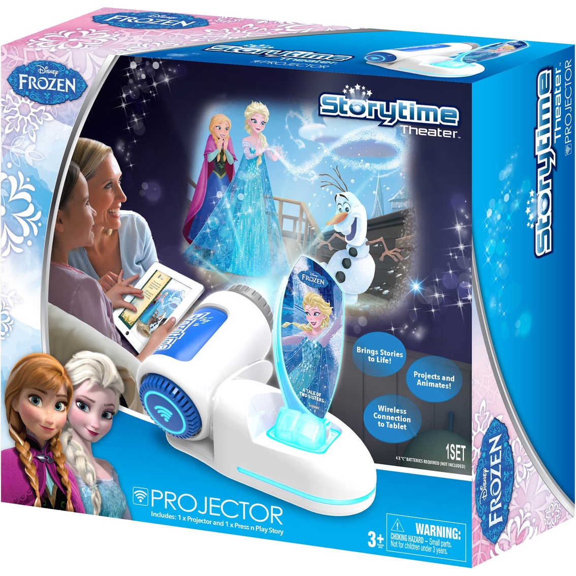 Storytime Theater Projector Disney Frozen Press N Play Character New 