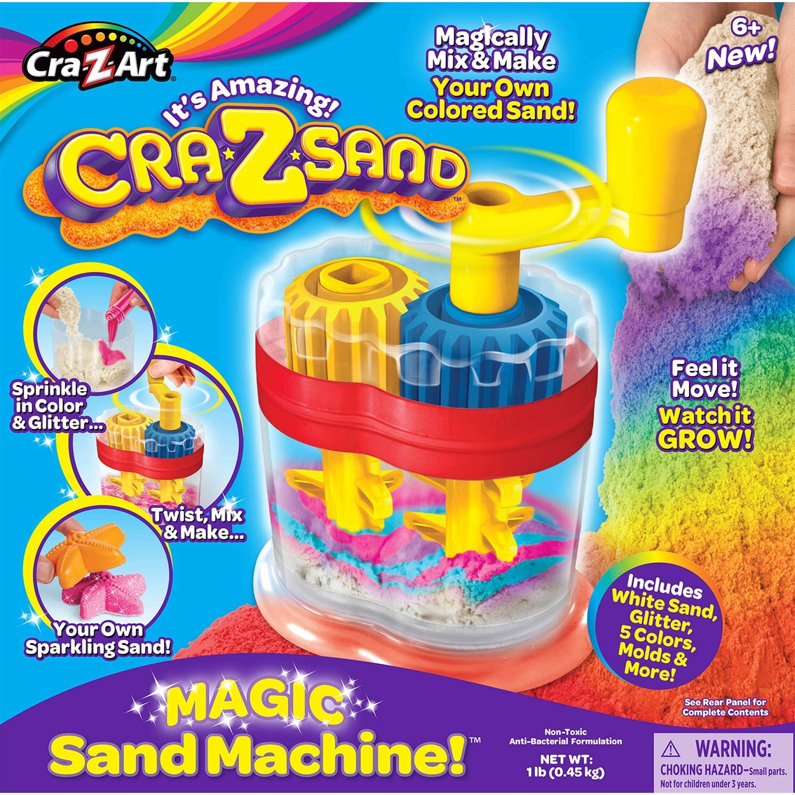 NEW Sparkly Glitter Magic Sand Motion Moving Crazy Play Toy Modelling Mould 50d 
