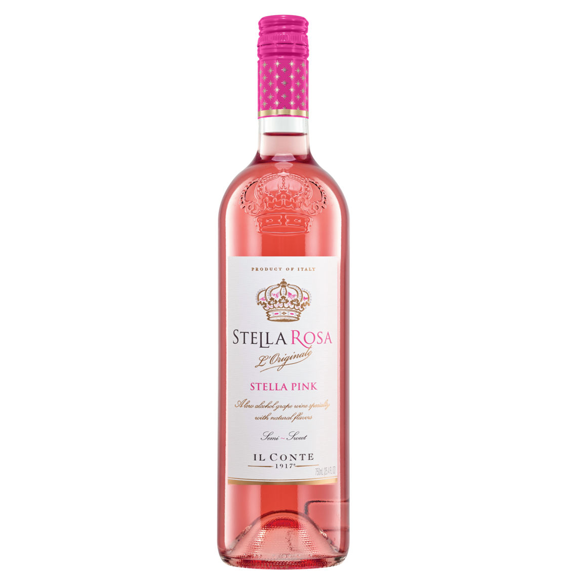 Stella Rosa Pink Semi-Sweet Rose Wine, 750ml