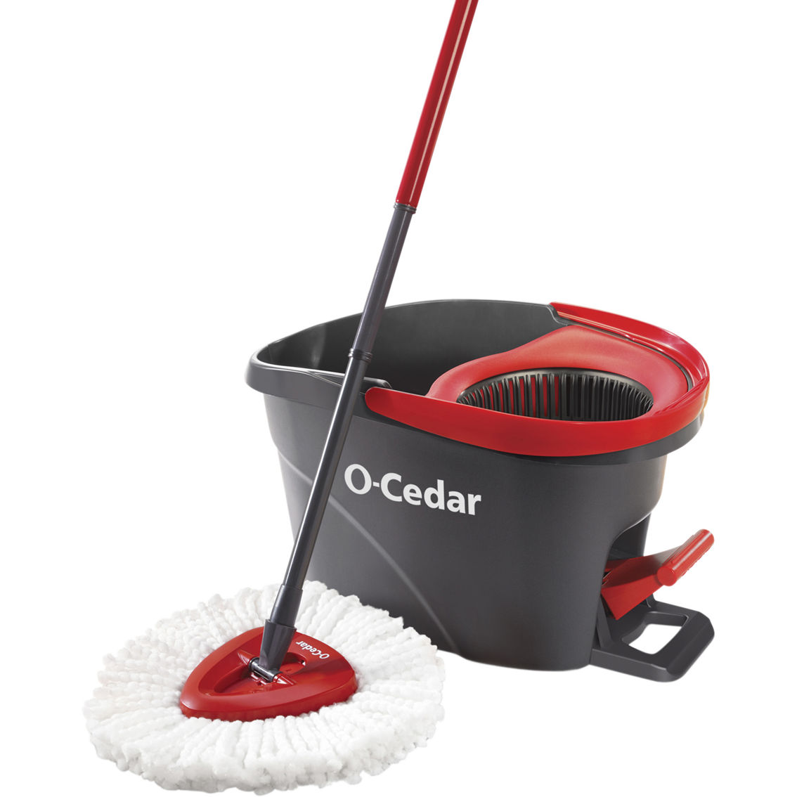 2 Refill O-Cedar EasyWring Microfiber Spin Mop and Bucket Floor Cleaning System 