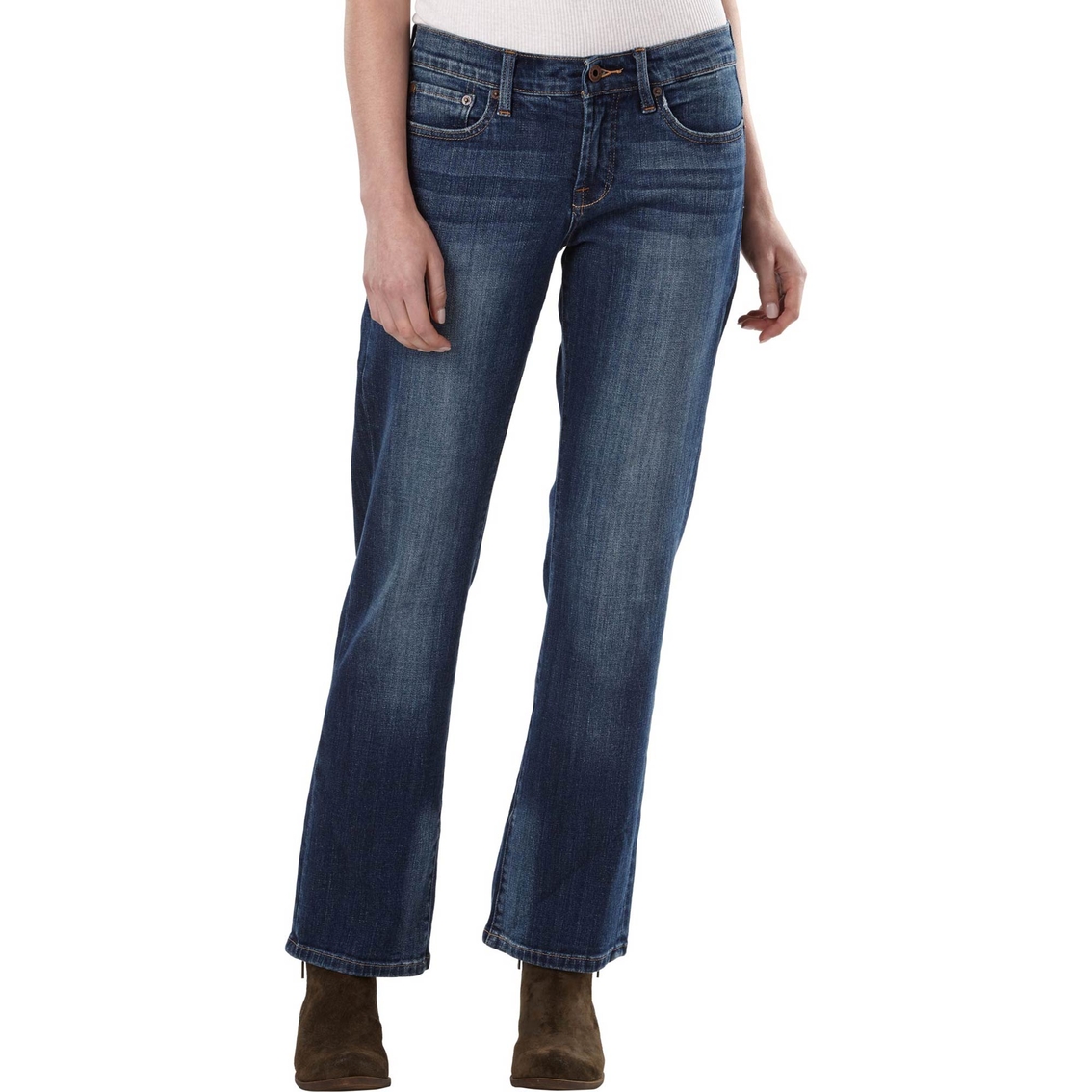 Lucky Brand Women's Mid Rise Easy Rider Bootcut Jean, Tanzanite