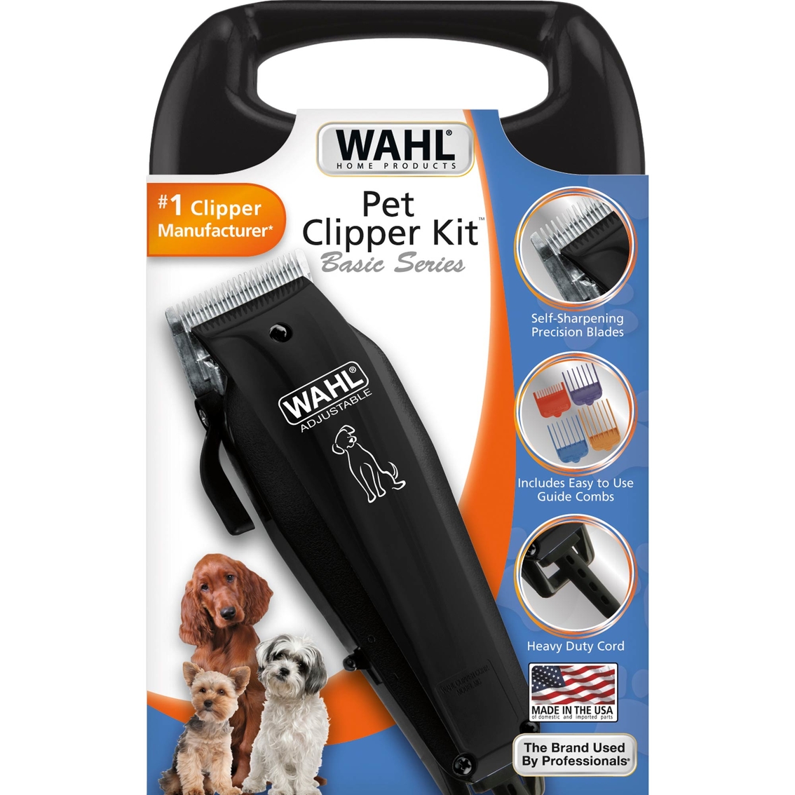 Wahl Basic Pet Clipper 10 Pc. Kit 