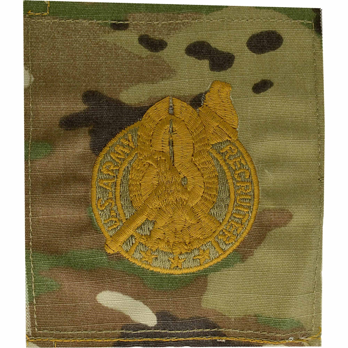 Army Recruiter (gold) Badge Sewon (ocp) Ocp Identification Badges