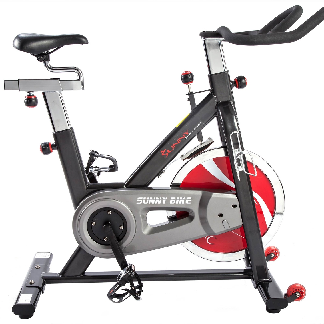 Sunny Health and Fitness Belt Drive Indoor Cycling Bike - Image 4 of 4