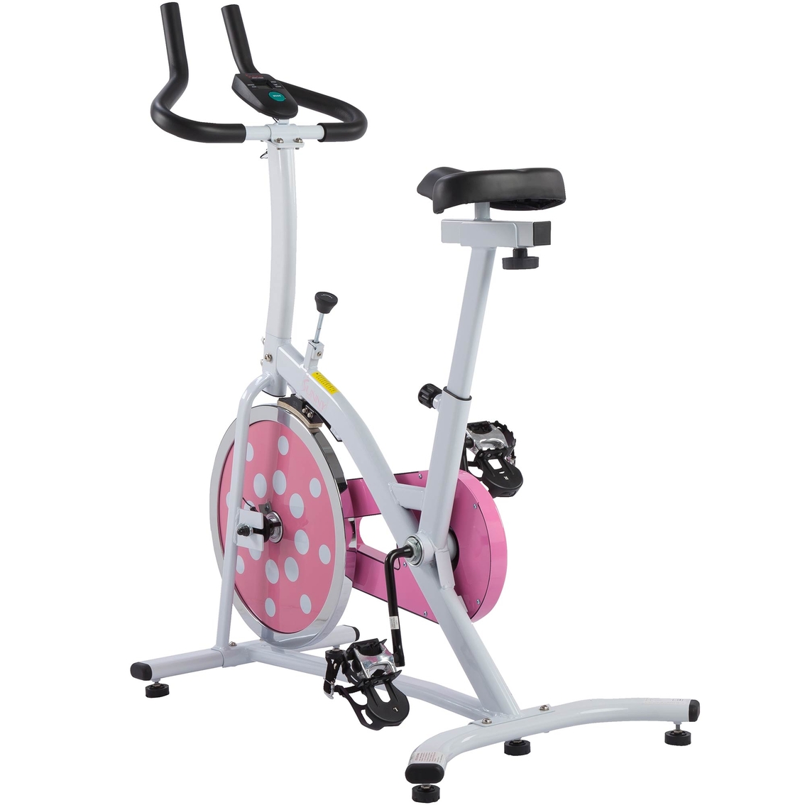 Sunny Health and Fitness Pink Indoor Cycling Bike - Image 4 of 4