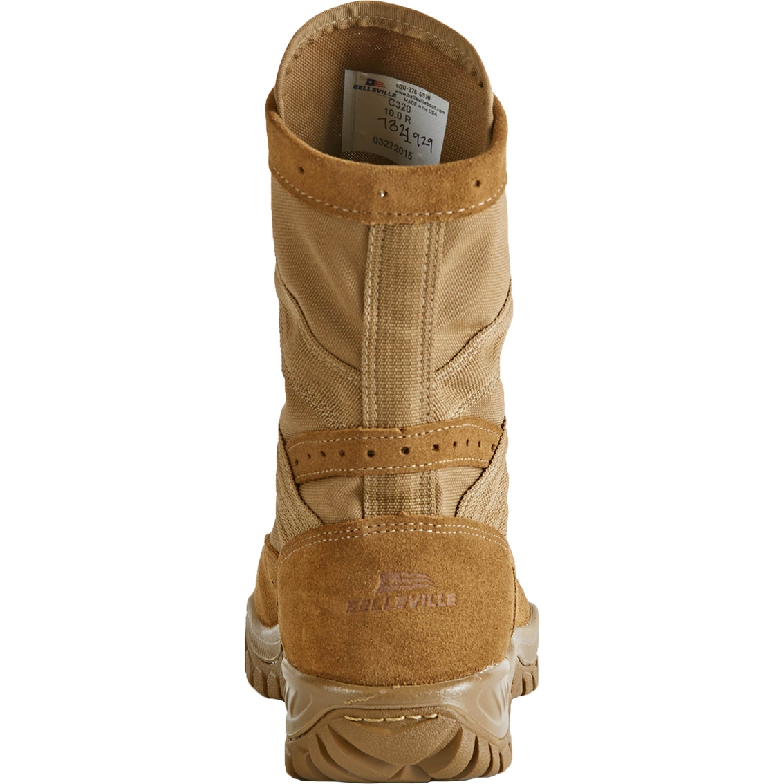 Belleville Men's Coyote C320 Ultra Light Assault Boots - Image 3 of 6