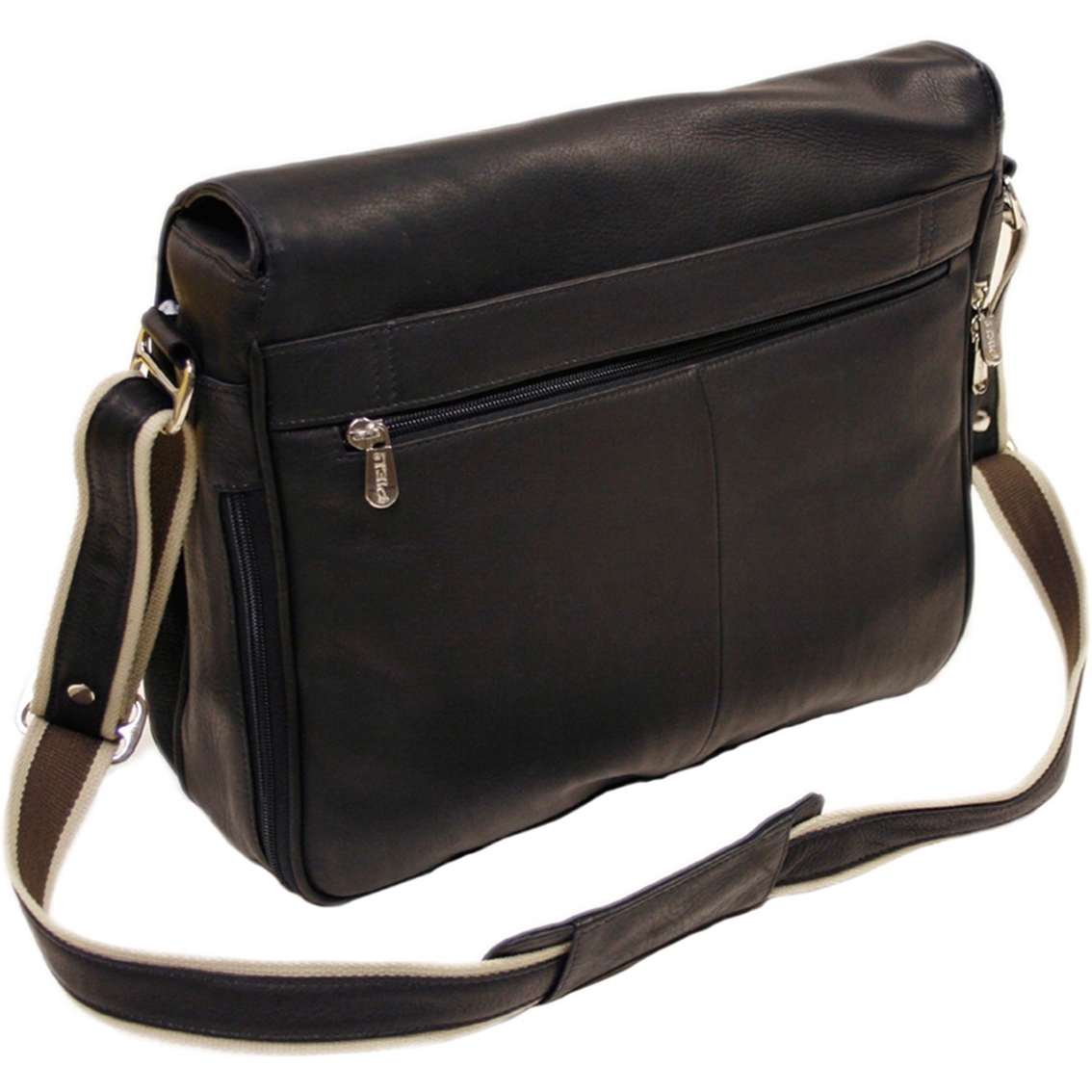 Piel Leather Expandable Messenger Bag - Image 2 of 3