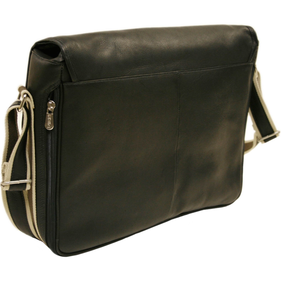 Piel Leather Classic Expandable Messenger Bag - Image 2 of 3