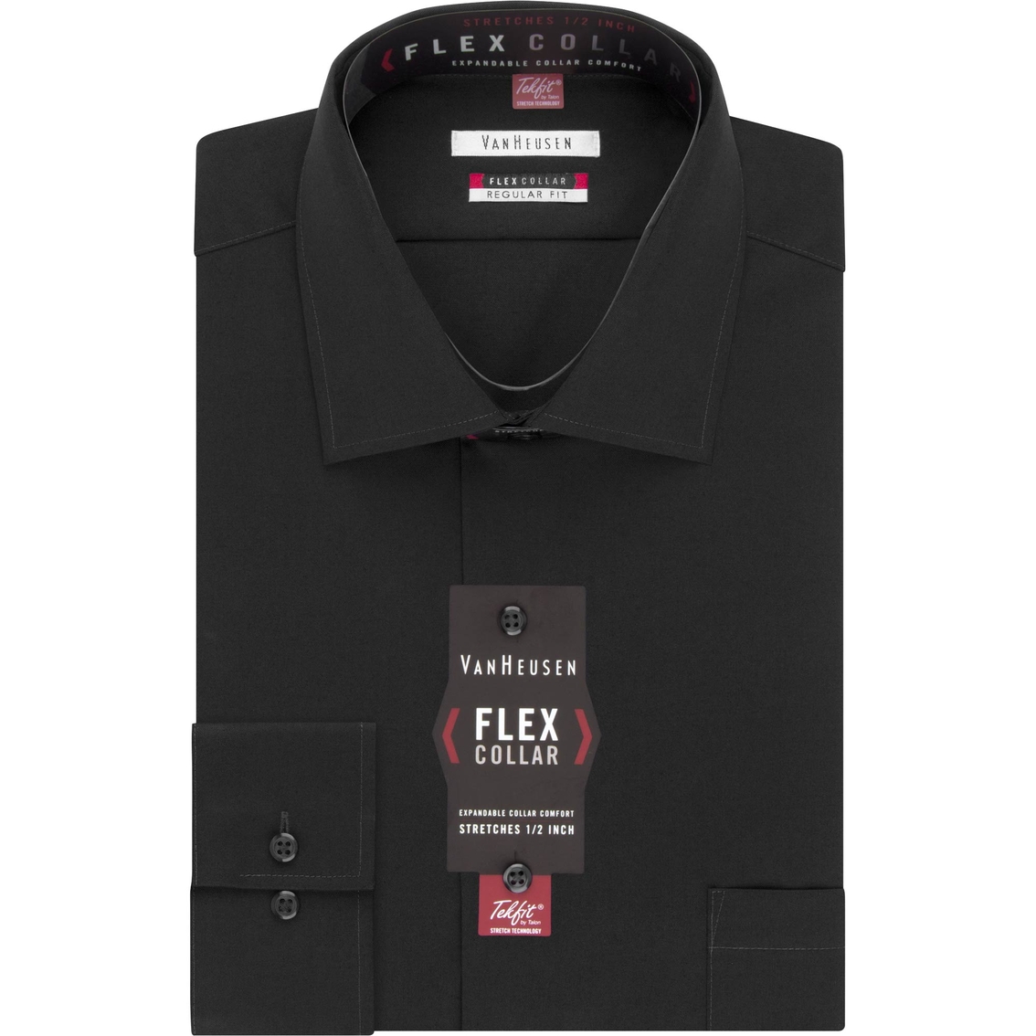 Van Heusen Flex Collar Big Fit Dress Shirt - Image 2 of 2
