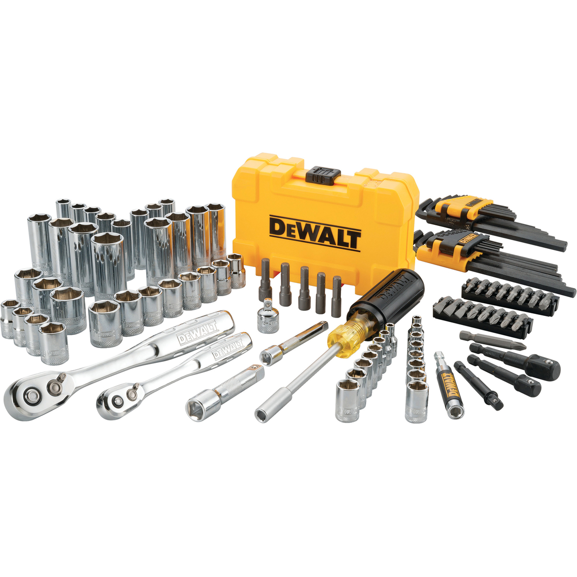 DeWalt 1/4 in. and 3/8 in. Drive 108 pc. Mechanic's Tool Set - Image 2 of 4