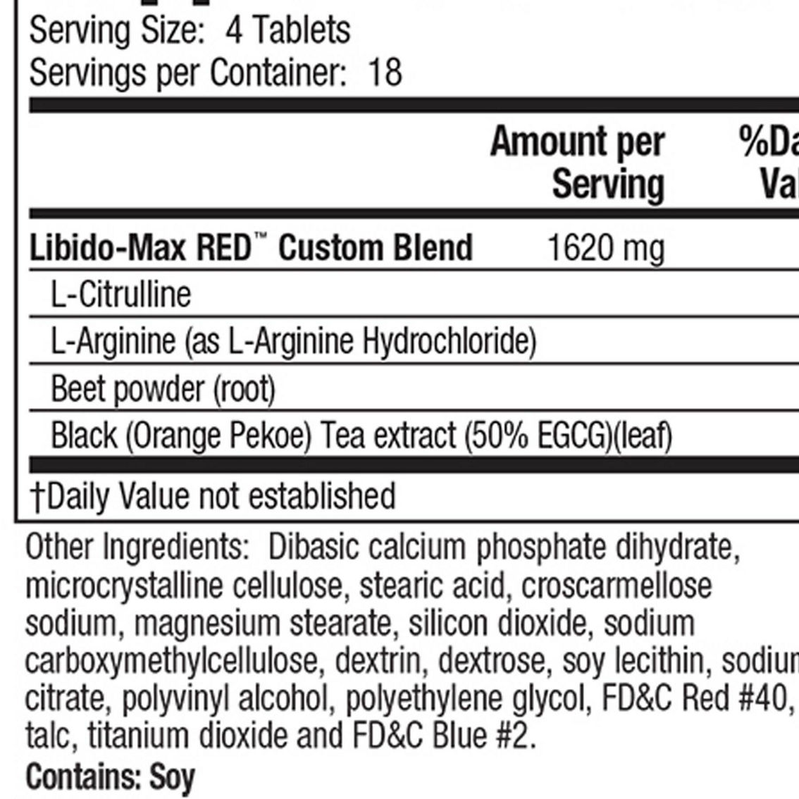 Applied Nutrition Libido Max for Men 7 Soft Gels 75 ct. - Image 2 of 2