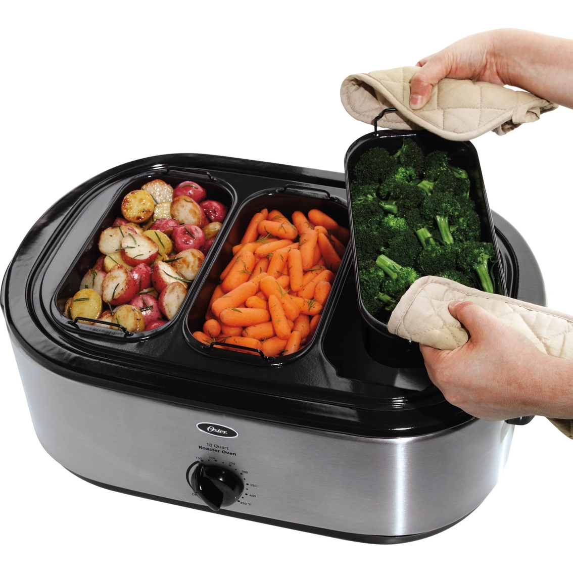 NEW Rival 20 qt Stainless Steel Roaster Oven - appliances - by