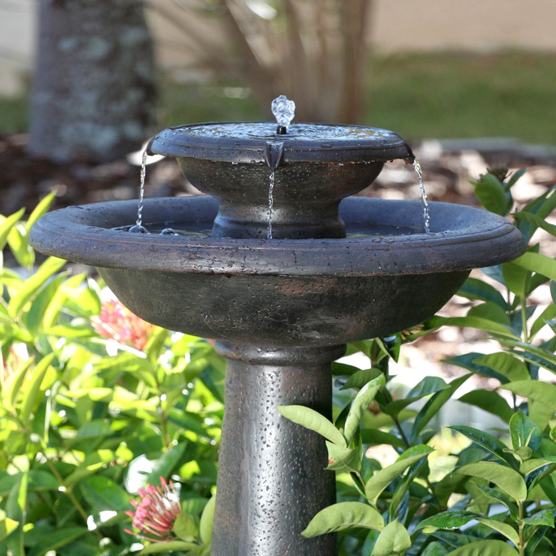 Smart Living Chatsworth Two Tier Solar Fountain - Image 2 of 4