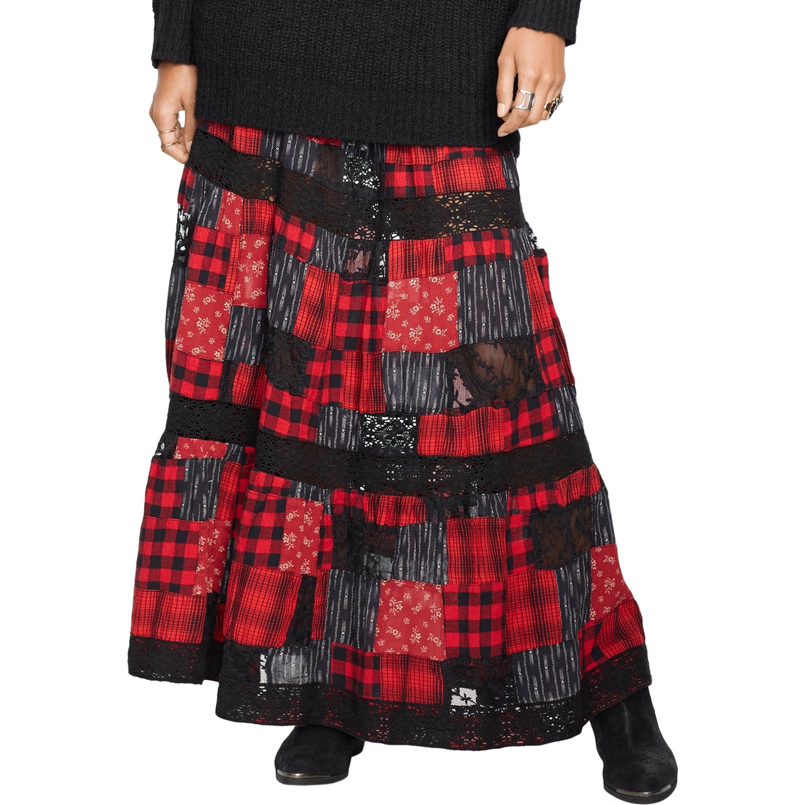 Denim & Supply Ralph Lauren Patchwork Prairie Skirt | Women | Shop The ...