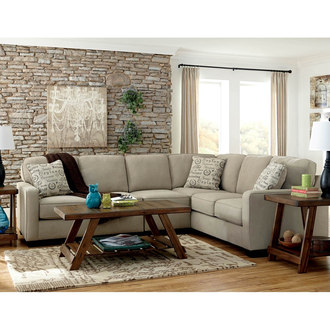 Signature Design by Ashley Alenya 3 pc. Sectional - Image 2 of 2
