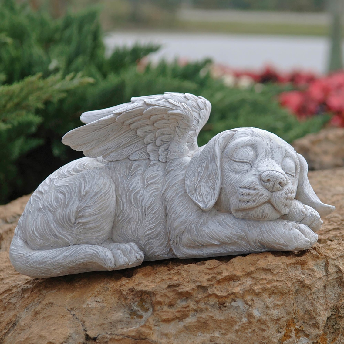 Design Toscano Dog Memorial Angel, Stone - Image 4 of 4