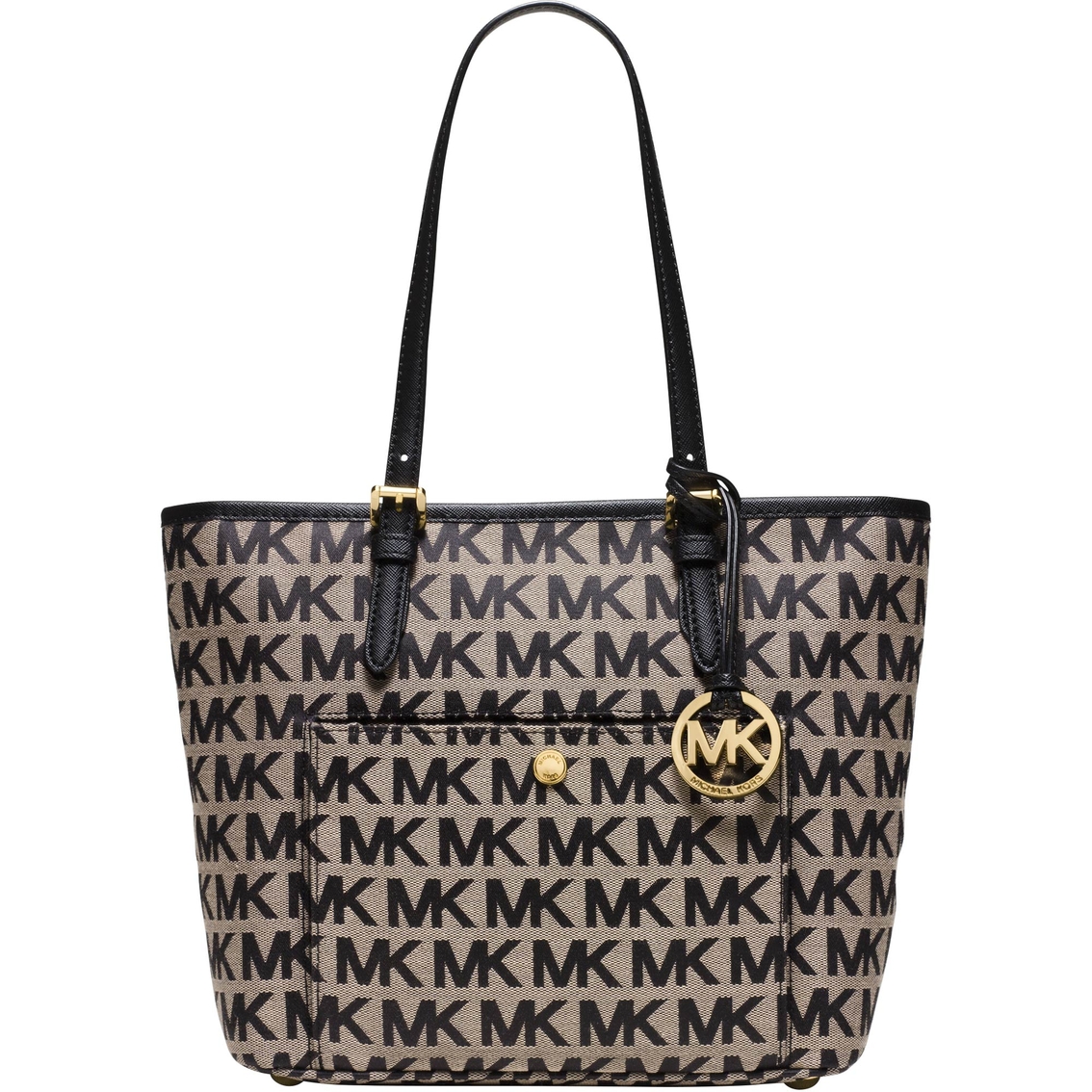 Michael Kors Jet Set Medium Top Zip Snap Pocket Tote | Handbags | Shop ...