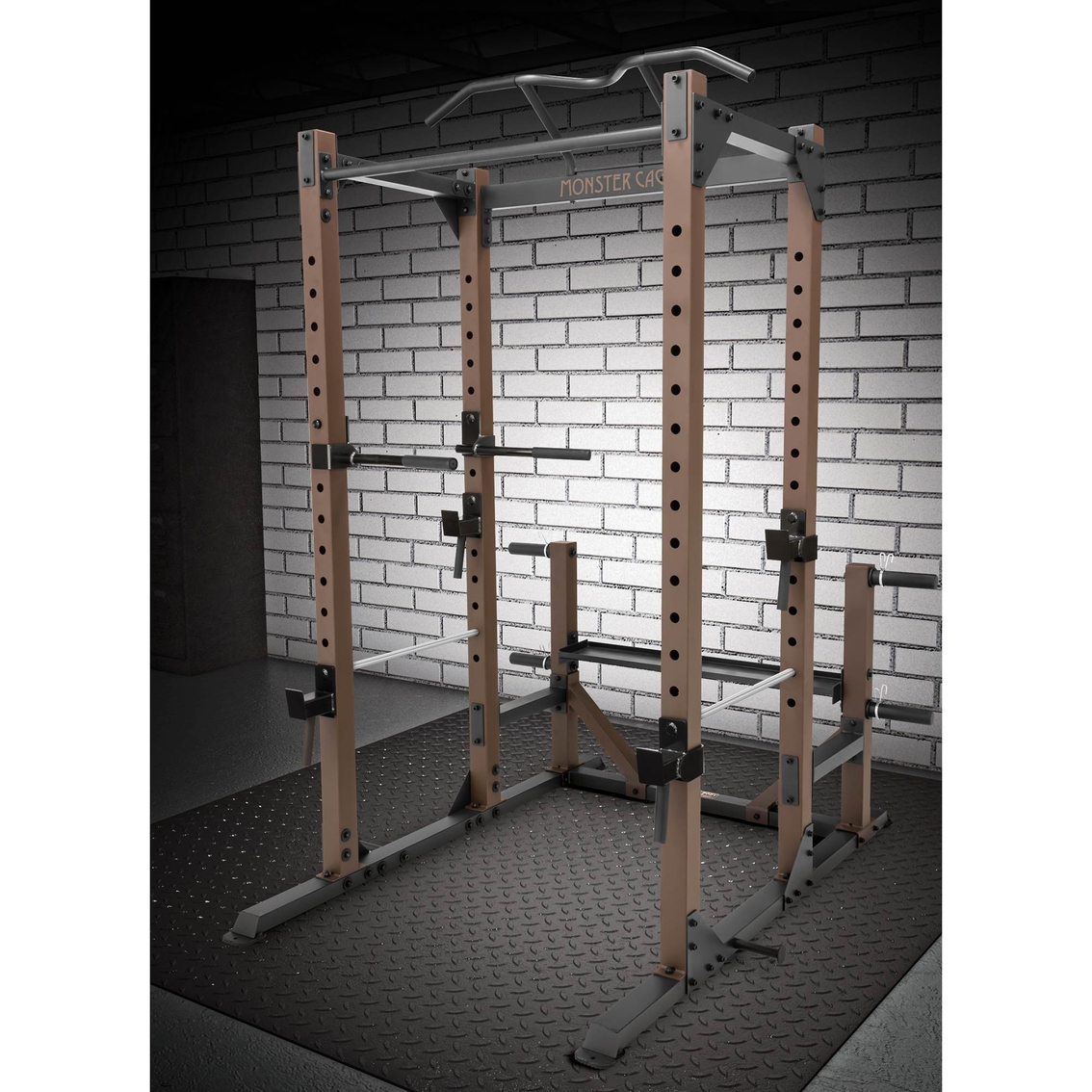 Marcy Steel Body Deluxe Cage System with Dumbbell and Plate Storage Rack - Image 1 of 5