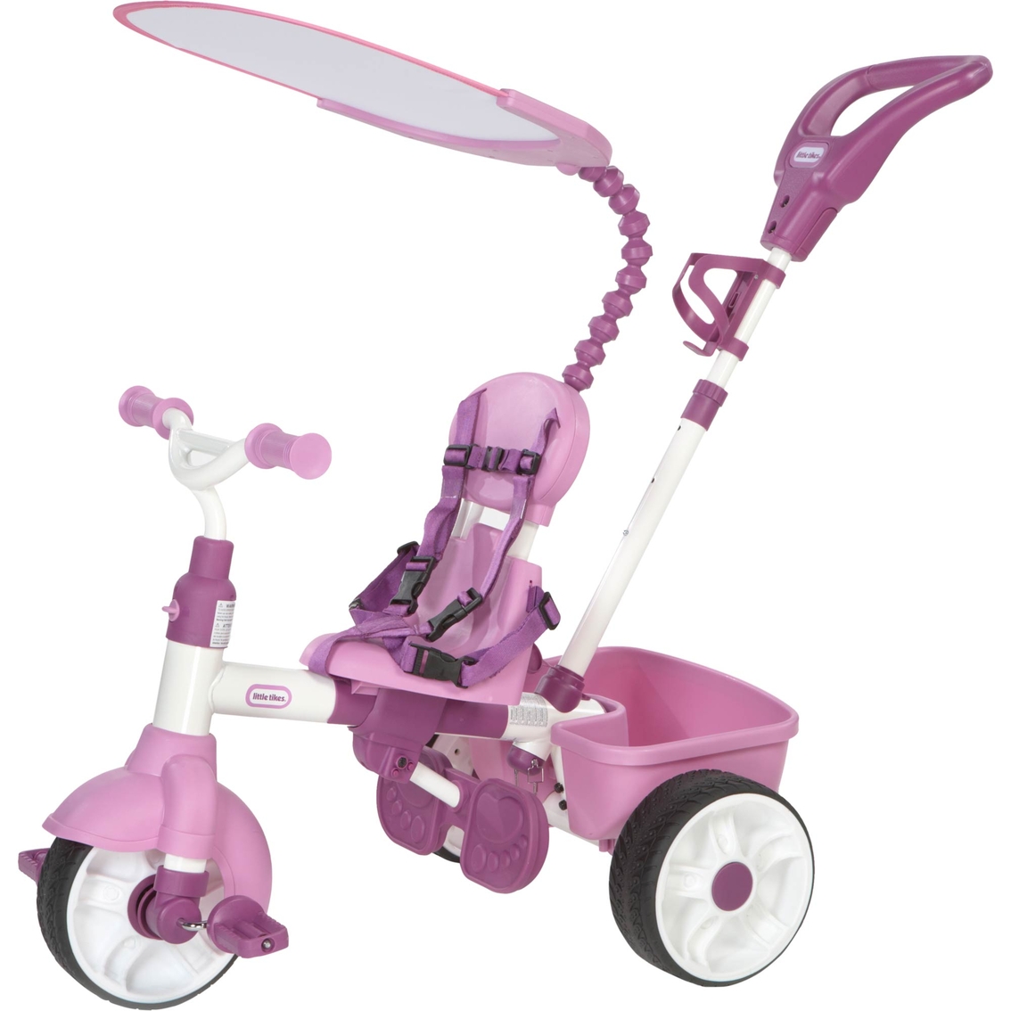 Little Tikes 4-in-1 Basic Edition Trike, Pink | Riding Toys | Baby ...