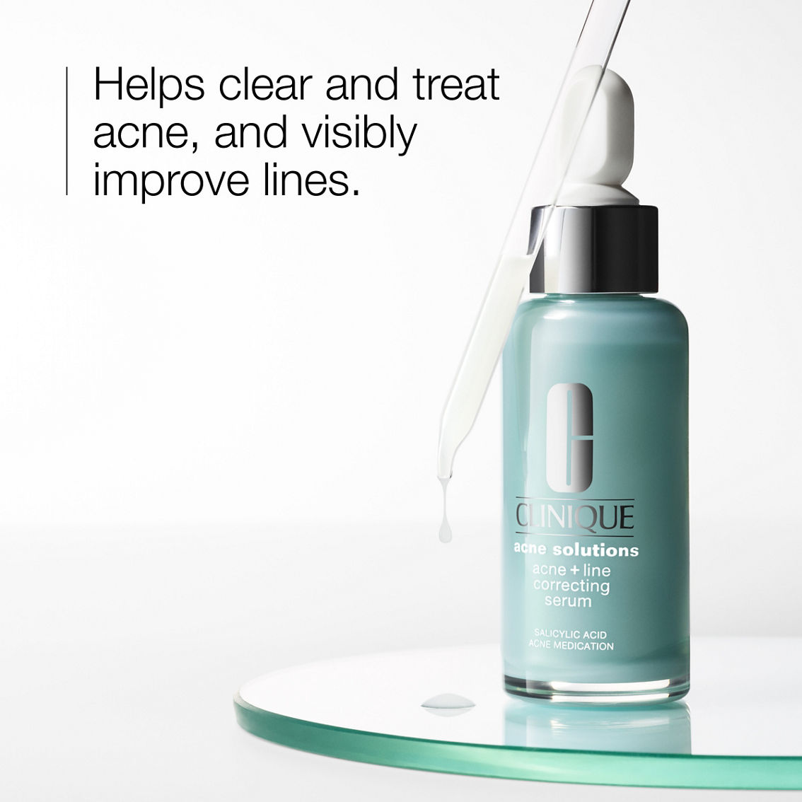 Clinique Acne Solutions™ Acne + Line Correcting Serum - Image 3 of 7
