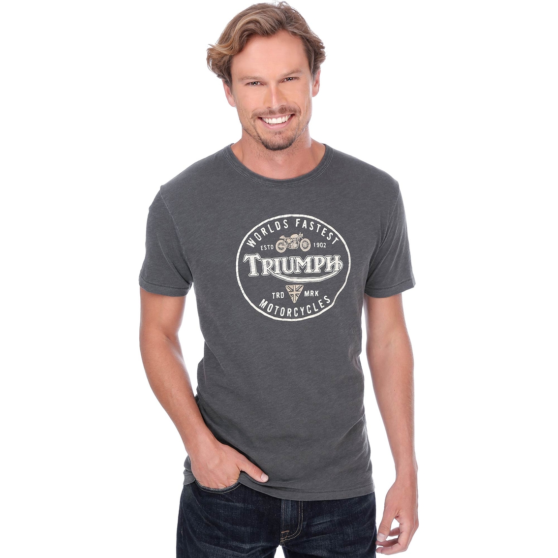 Lucky Brand Triumph Motorcycle Tee | T-shirts | Clothing & Accessories ...