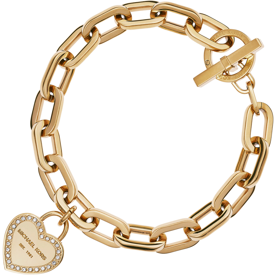 Michael Kors Heart Charm Bracelet | Jewelry | Apparel | Shop The Exchange