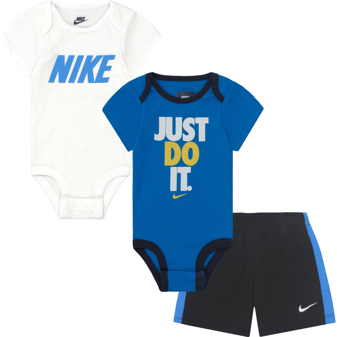 Nike Infant Boys 3 Pc. Bodysuit & Shorts Set | Baby Boy 0-24 Months ...
