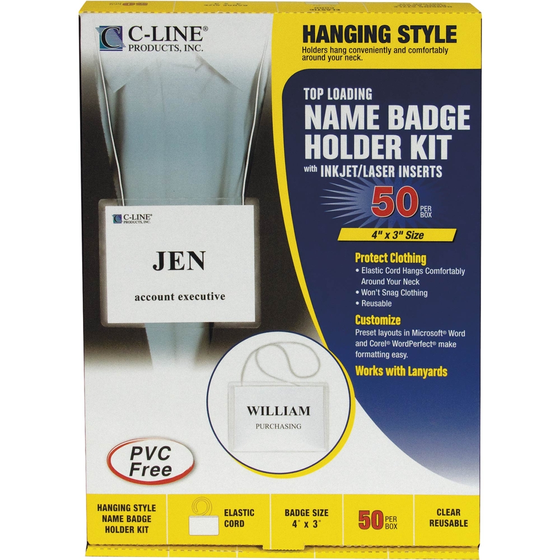 Cline Name Badge Kits Personnel & Security Household Shop The