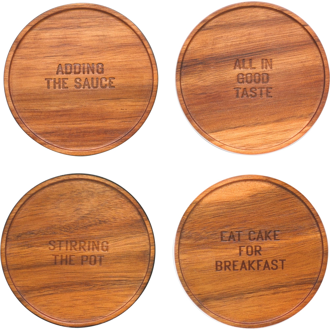 Kate Spade By Lenox 4 Pc. Wooden Coaster Set | Bar Accessories | Household  | Shop The Exchange