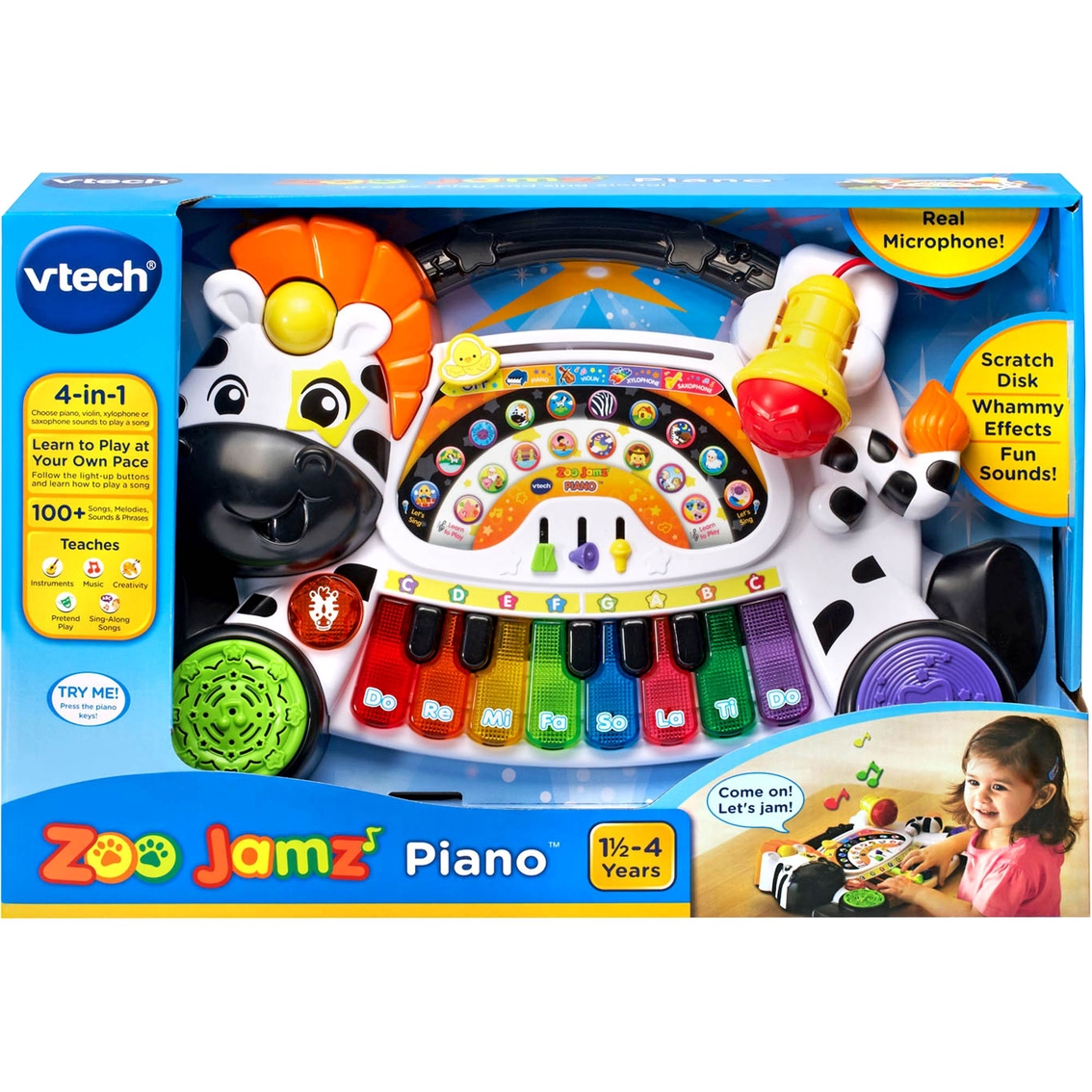 Frustration Free Packaging VTech Zoo Jamz Piano 