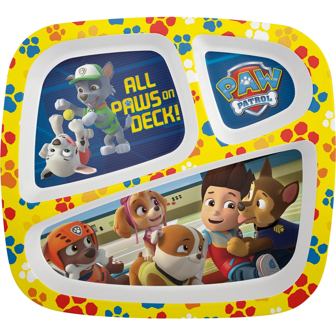 Nickelodeon Zak Designs Paw Patrol 3 Section Plate | Baby Tableware | & Toys | Shop The Exchange