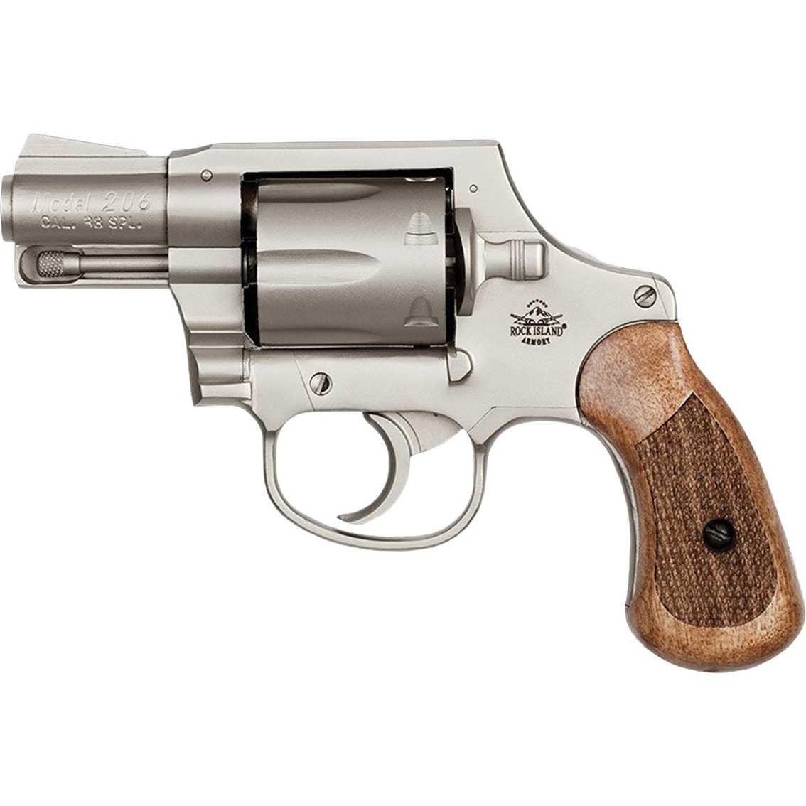 Armscor 206 Spurless 38 Special 2 in. Barrel 6 Rds Revolver Silver - Image 2 of 2