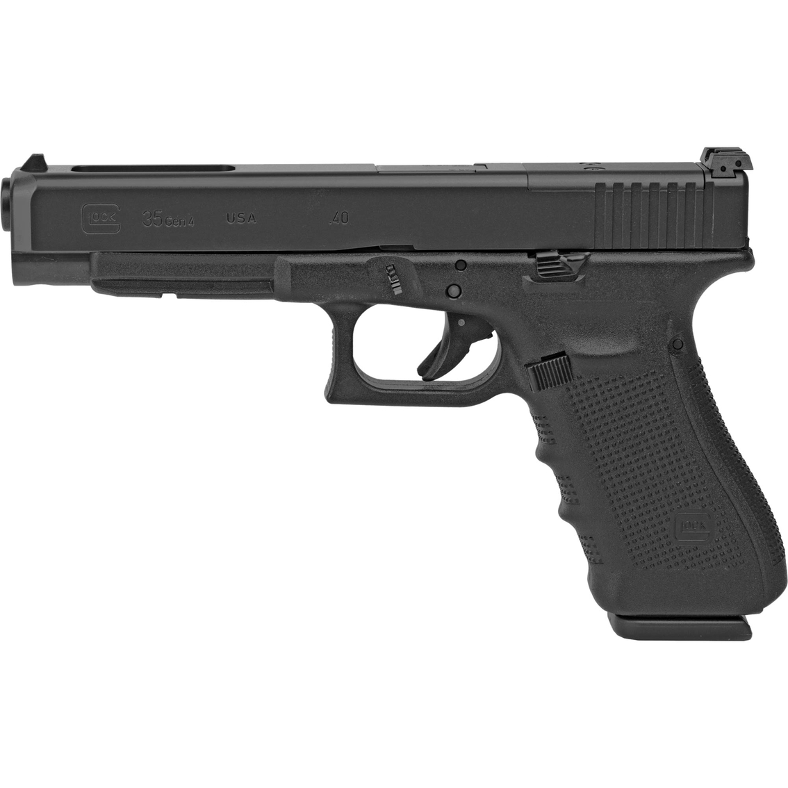 Glock 35 MOS Gen 4 40 S&W 5.31 in. Barrel 15 Rds 3-Mags Pistol Black US Mfg - Image 2 of 3
