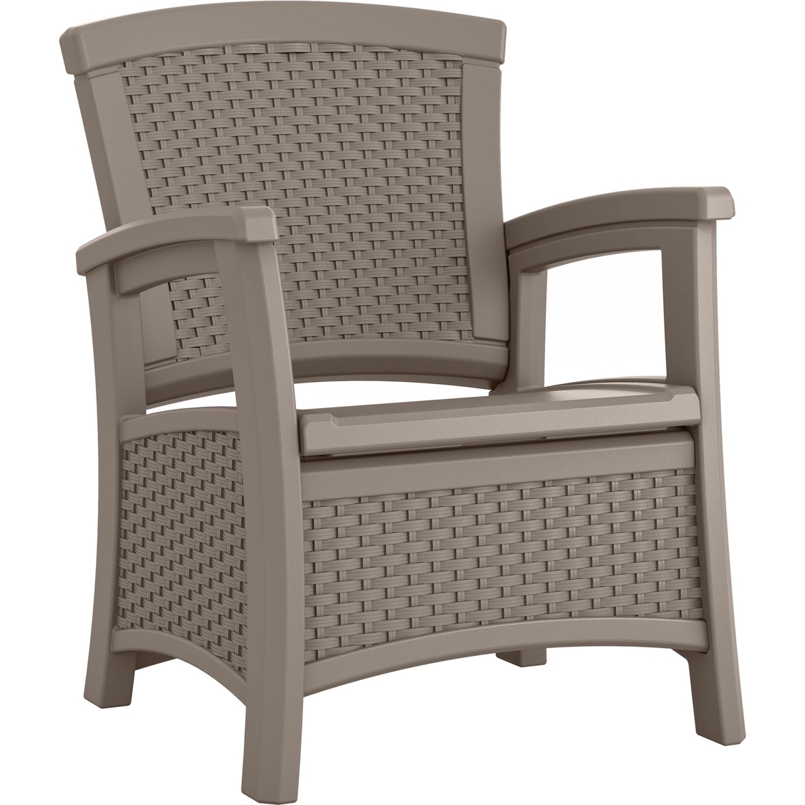 Suncast Elements Club Chair With Storage Tables Chairs More