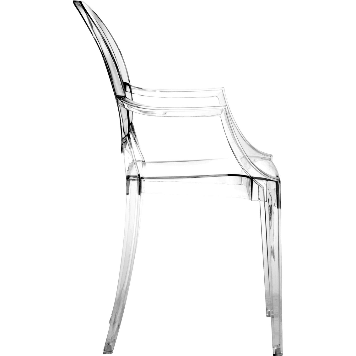 Zuo Anime Dining Chair Transparent 4 Pk. - Image 3 of 4