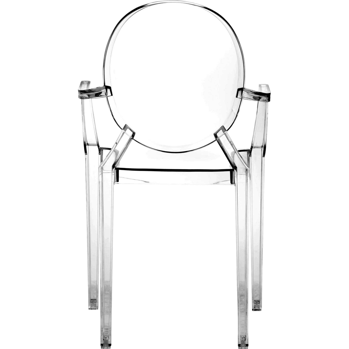 Zuo Anime Dining Chair Transparent 4 Pk. - Image 4 of 4
