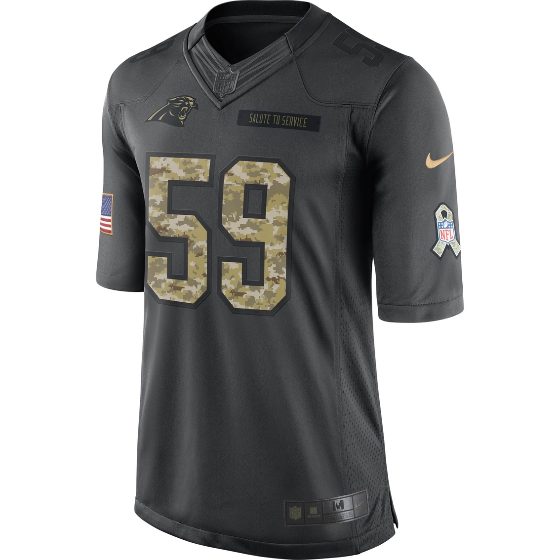 salute to service panthers jersey