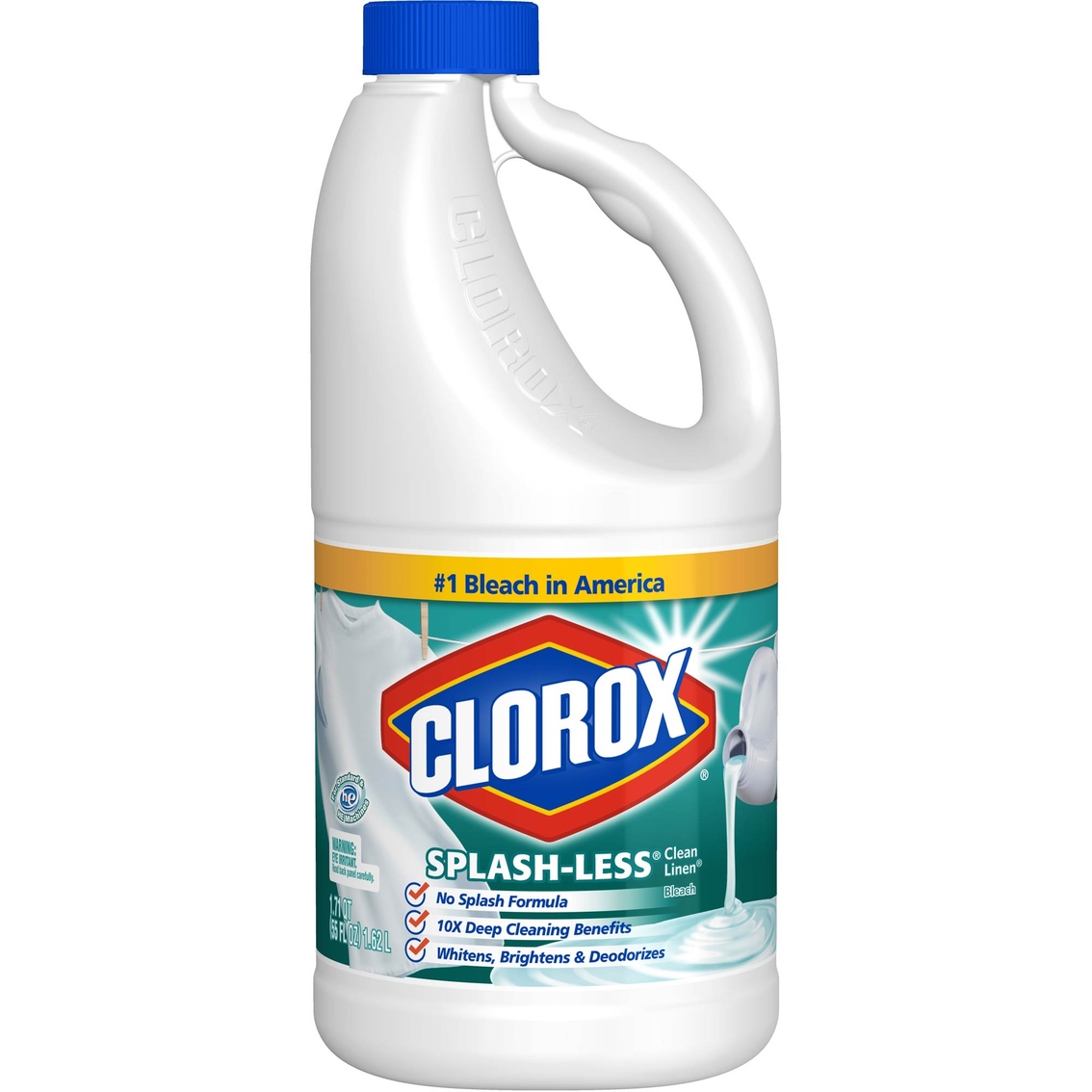 Clorox Concentrated Splash-less Liquid Bleach, Clean Linen ...