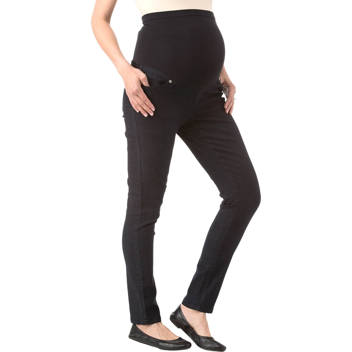 New Recruit Maternity Over Belly Skinny Colored Denim Jeans | Jeans ...