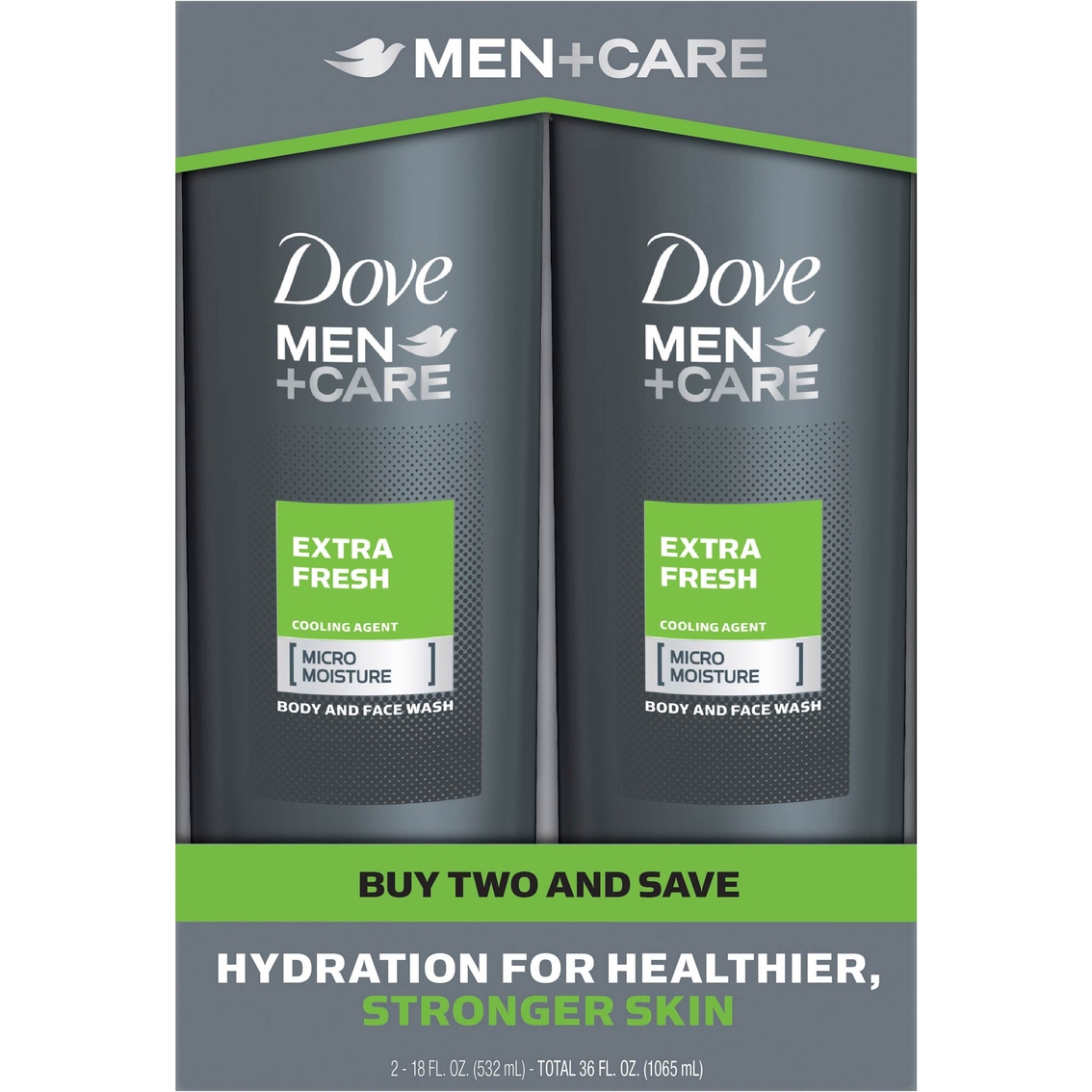Dove Men + Care Extra Fresh Body Wash 2 pk.