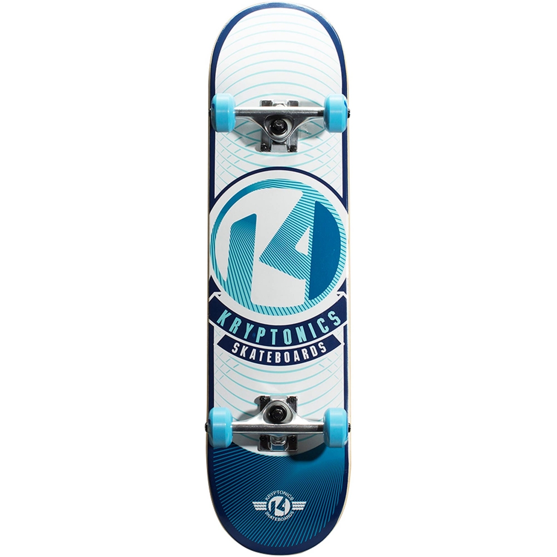 Kryptonics POP 31 In. Complete Skateboard, Blue Rays Graphic - Image 2 of 4