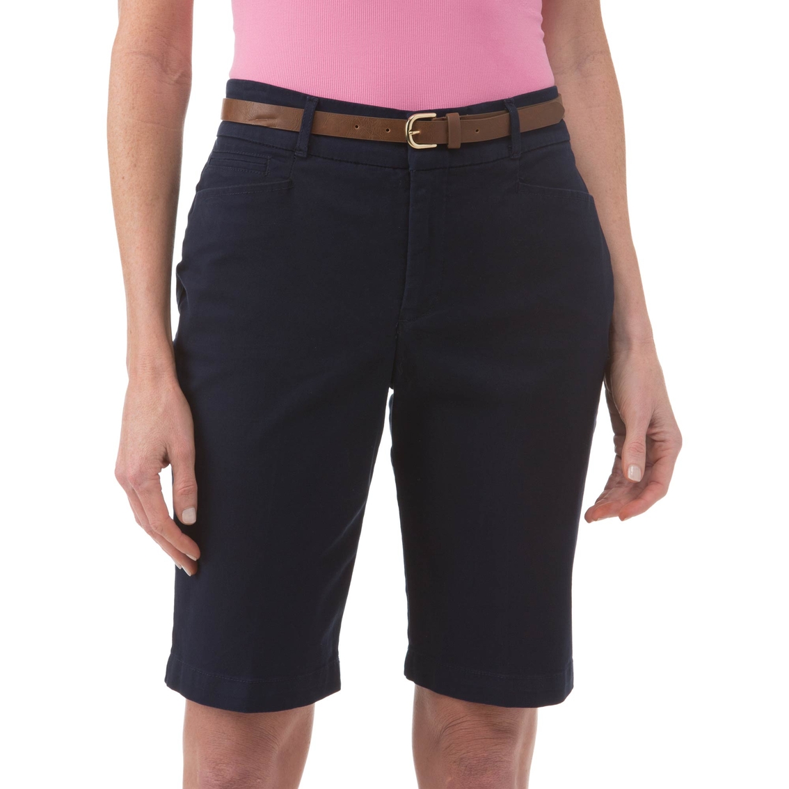 Gloria Vanderbilt Charlene Belt City Shorts | Shorts | Clothing ...