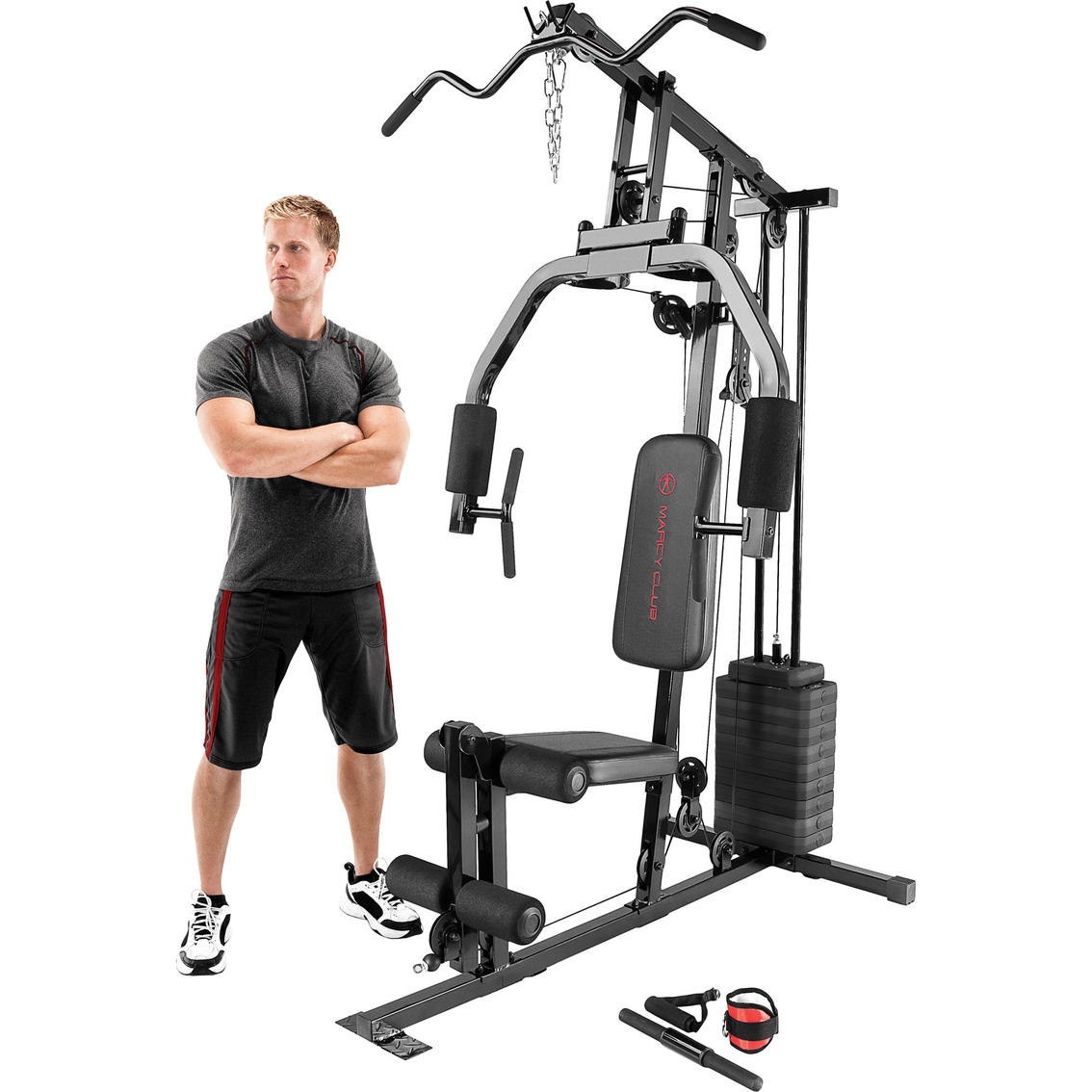 Marcy Home Gym with 100 Lb. Without Shroud - Image 2 of 2