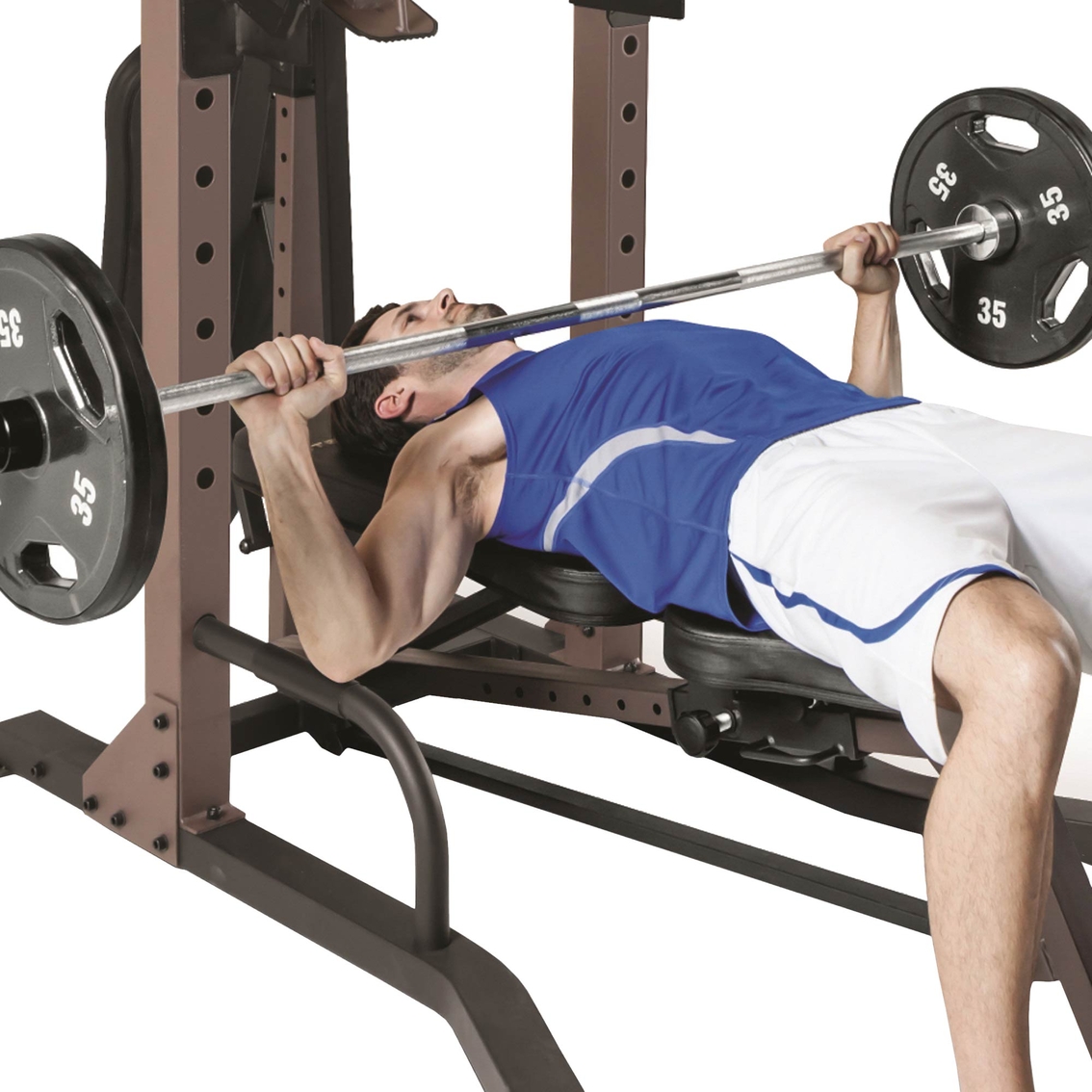 Steel Body Power Tower Plus Fold Up Bench - Image 2 of 4