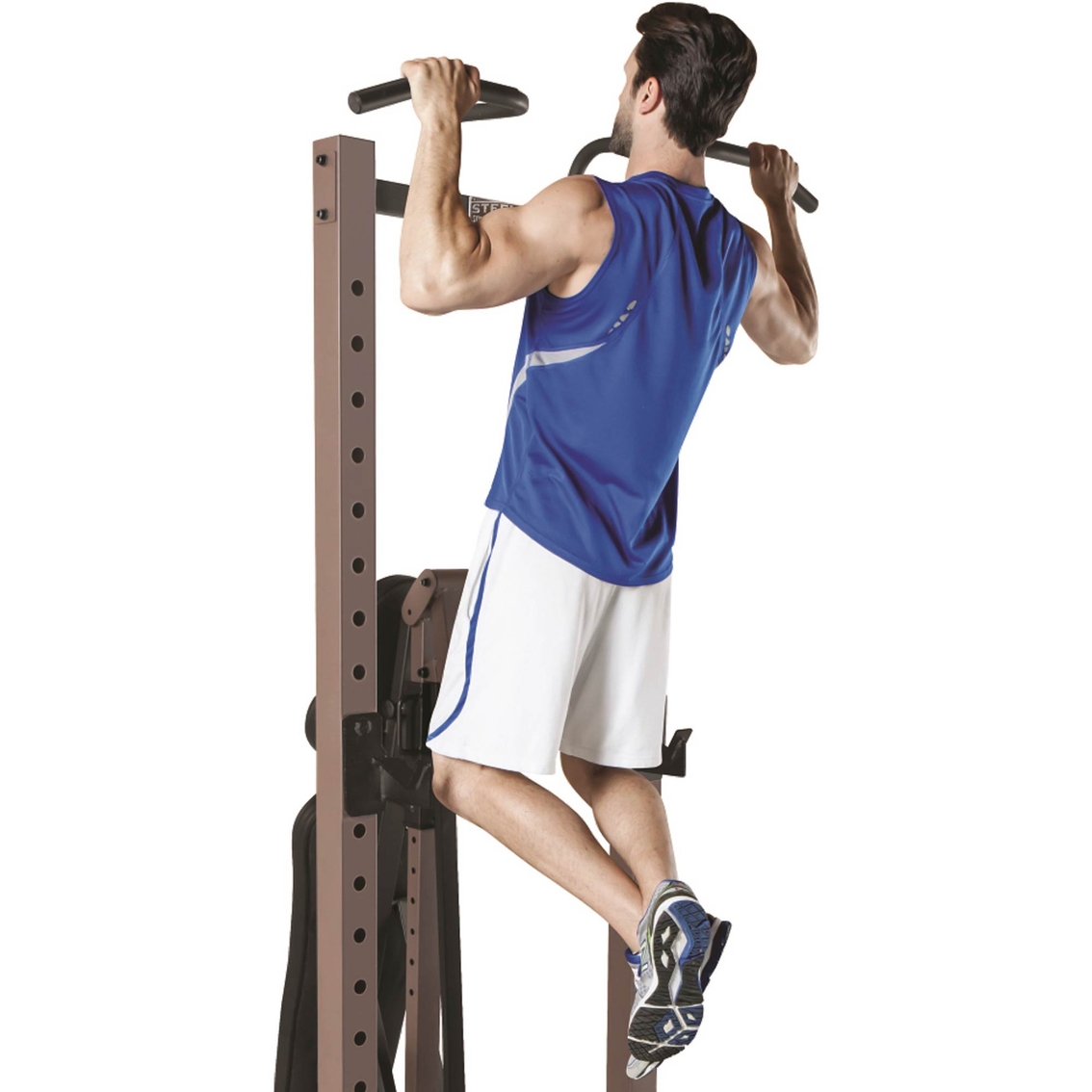 Steel Body Power Tower Plus Fold Up Bench - Image 4 of 4