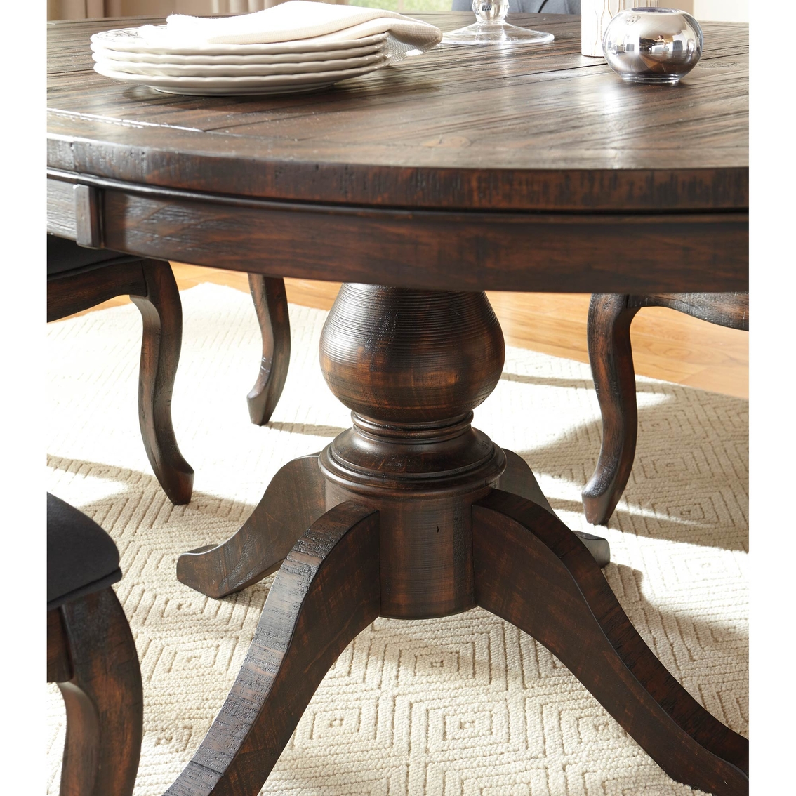 Ashley Trudell Oval Dining Table - Image 3 of 4
