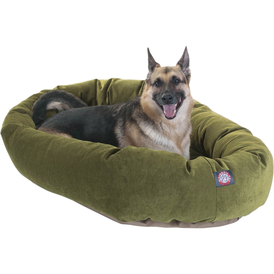 Majestic Pet Villa Collection Micro Velvet Bagel Bed By Majestic Pet - Image 3 of 4