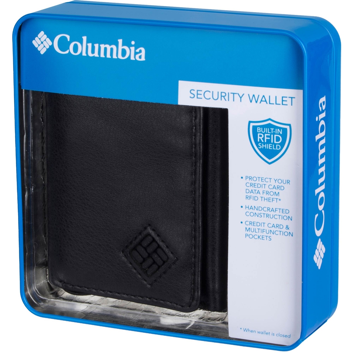 Columbia Mens RFID Trifold Wallet 
