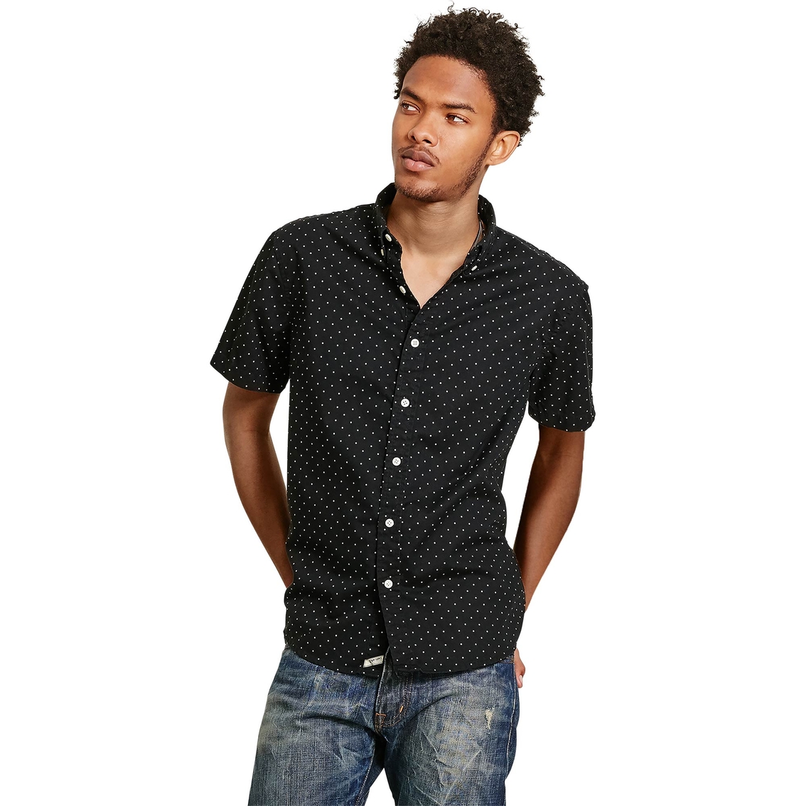 Denim & Supply Ralph Lauren Dot Print Cotton Sport Shirt | Men | Shop ...